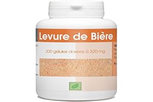 GELULES LEVURE DE BIERE 200 gélules dosées à 320 mg.
