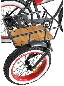 VOLTA sidecar velo elettrico Cyclone Black/Red, Nero : Sport e tempo libero