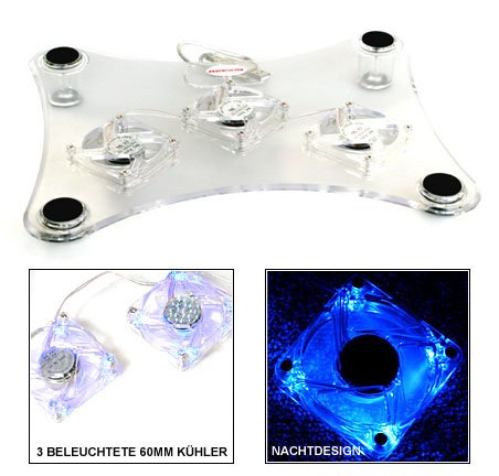 Reekin Notebook Kühlplatte - Cool Pad