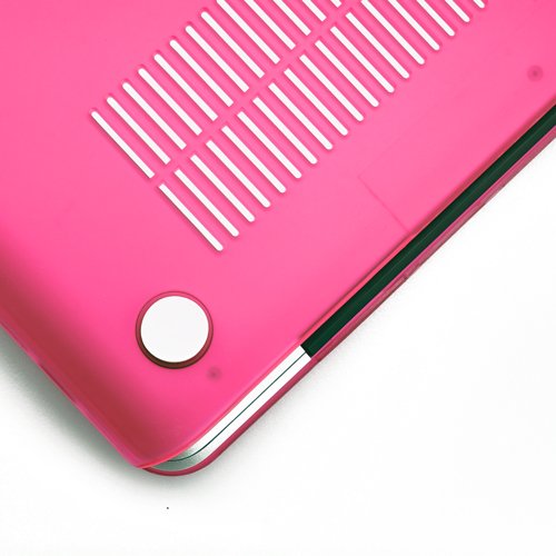 GMYLE Macbook Pro 13 hülle Rosenrot gummierte See Thru Hülle Hartschale Hartschalenkoffer Schutzhülle Schutzabdeckung Etui Notebookhülle Hard Case Cover Gehäuse für Apple Macbook Pro 13 Zoll - 7