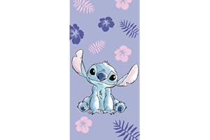 Jerry Fabrics F - Toalla de playa - Toalla de baño - Lilo y Stitch - Niño - 70 x 140 cm - 100% algodón