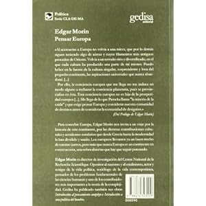 Pensar europa (Libertad Y Cambio)