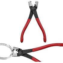 2 Pinces Pour Colliers De Serrage - Flexible 65 Cm - Pour Durites, échappement - Acier Chromé