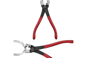 PCSFOE Pince a collier durite,Pince à Collier de Serrage,Pince Collier Durite avec Pince,Hose Clamp Pliers,Pinces pour Colliers de Serrage,Pince de Serrage Pour Collier Pour L'entretien Automobile