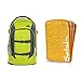 Produktbild satch Pack Ginger Lime 2-teiliges Set Rucksack & Triple Flex gelb