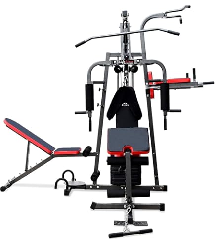 GYM MASTER Stationary Lat Pull Down Machine With Extra Pulley For Seated Rows