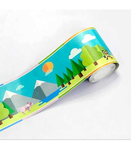 Dundee Deco DDAZBD9030 Peel And Stick Wallpaper Border - Kids Red - View #2