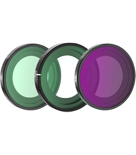 Kit Filtri ND E CPL Per Insta360 GO 3S – ND16/32/64 + CPL + UV, Con Rivestimento Antigraffio, Lenti Extra Spesse, Impermeabili E Antiappannamento