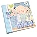 Arpan 200 Sheets Baby Photo Album for 6x4 Photos with Baby Boy Blue Memo Slip – Perfect Gifting Album for Friends & Family with CD/DVD Pocket