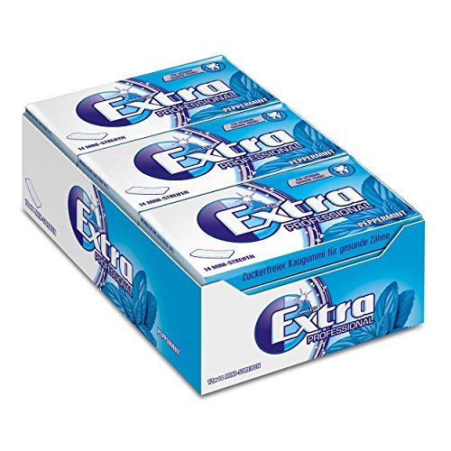 Preisvergleich Produktbild WRIGLEY Extra Professional Peppermint - zuckerfrei - 12x14St.