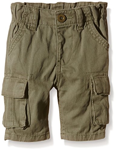 Pumpkin Patch Baby-Boys Mason Cargo Shorts, Green Moss, 12-18 Months
