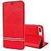 Produktbild Weekendy Für Handy-Fälle, für iPhone 8 Plus & 7 Plus Litchi Textur Horizontal Flip Ledertasche mit Halter & Kartensteckplätze ( Farbe : Red )