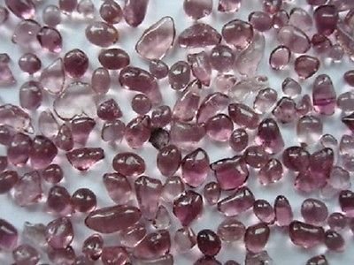 500 G de color lila cristal Mini gotas Pebbles Beads joyas mosaics- 3 - 6 mm.