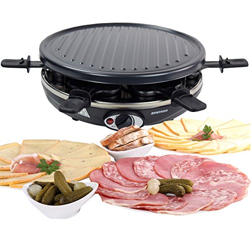 Syntrox Germany Basel 4 in 1 Raclette Crepemaker Grill Pancakemaker für 6 Personen - 7