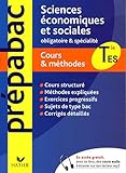 Sciences économiques et sociales Terminale ES : Cours et méthodes