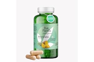 Bromélaine 2500GDU - 120 Gélules - Enzyme Digestive Naturelle Extraite de l'Ananas - 20 Jours de Cure - Aide à la Digestion et au Confort Articulaire | Made in France, RUE DES PLANTES