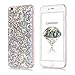 Produktbild Coque iPhone 6s Plus , Glitter Liquide TPU Etui Coque pour iPhone 6 Plus ,CaseLover La Couleur Pure Motif Mode Etui Coque Bling Bling Paillettes Sable TPU Slim pour Apple iPhone 6 Plus / 6S Plus (5.5 pouces) Mode Flexible Souple Soft Case Couverture Housse Protection Anti Rayures Mince Transparent Silicone Strass Cristal Cover - Argent