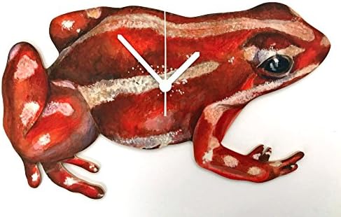 Larkrise Designs Poison Dart Frog Clock Red - RP7