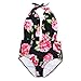 Produktbild Halfter Bademode Damen Print Badeanzug Siamese Bikini-Sets GreatestPAK,Rosa,M