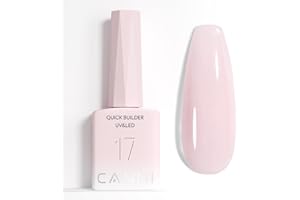 CANNI Builder Nail Gel Halbtransparent Hellviolett-Rosa Aufbaugel Für Nägel Hard Gel Builder Nagelverlängerung Quick Extension UV LED Gellack mehrfarbig ablösbarer
