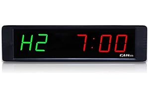 GAN XIN GANXIN Digitaler Fitness-Timer, Wandmontage, 2,5 cm, HIIT Trainings-Timer, elektronischer Intervall-Timer