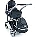 iSafe Tandem Pram me&you - 2 Tone Black (Black)