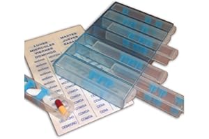 DUUOUS Pastillero Semanal de Bolsillo