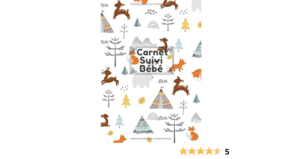 Carnet Suivi Bebe Journal De Bord Pour Bebe Et Nouveau Nes Suivi Nounou Allaitement Carnet De Notes Sur Le Sommeil L Eveil Et La Sante Des Bebes Aide Parents Jumeaux Animaux Foret
