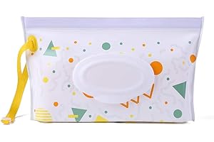 DOMYBESTSHOP Domybest Porta Salviette Umidificate Viaggio Contenitore per Salviette Umidificate Portatile Impermeabile Riutilizzabile Custodia per Salviette Umidificate per Bambini Pochette Trucchi Donna