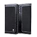 Produktbild RZL Hüllen & Zubehör Für Huawei P20 Pro, [Denim Leinwand + PU Leder] Original Premium Flip Folio Wallet Case Cover (Farbe : Schwarz)
