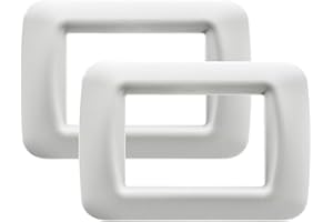 TOT ELECTRIC 2PZ Placca Bianca 3 Posti moduli compatibile con Gewiss System