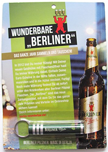 Preisvergleich Produktbild Berliner Pilsner - Schlüsselanhänger als Geldhülse & Flaschenöffner