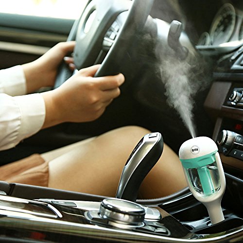 Auto Aroma Diffuser Ultraschall Luftbefeuchter Humidifier mit Farbwechsel Auto Shut-off ,sicher und leise - Air Diffuser Reiniger Lufterfrischer für Autos