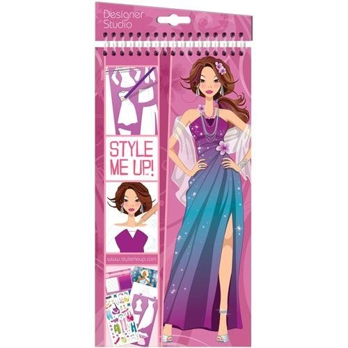 Imagen 4 de Four Trading B.V. Style me up 1461 - Cuaderno de diseño de moda, modelo trajes de noche [importado de Alemania]