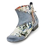  TMA Damen Stiefeletten 6211 Blaugrau 40