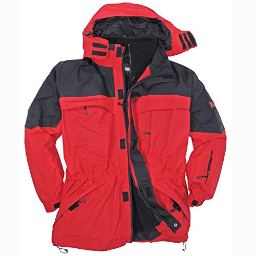 Rote 3in1 Jacke von marc&mark in groen Gren bis 10 XL, Gre:5XL