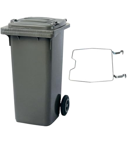 Gelbe tonne 120 liter | mülleimer 120 liter| 480x550x940 mm | ENGELS
