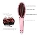 [2016 New Release] Hair Straightening Brush, Merit Hair Straightener With LCD Temperature Control, Straightener Comb With Fast Styling, Detangling Electric Straightener For Short or Long, Black, Thick, Thin, Wavy Hair or Bangs (Pink)