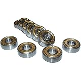 Mejor calidad-acero cromado, rodamientos de bolas estándar 608 - 22 mm,