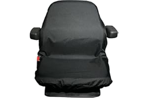 WATERPROOF SEAT COVER CO Funda de asiento de tractor, maquinaria de plantas, carretilla elevadora y cortacésped, impermeable, compatible con John Deere, New Holland, Massey Ferguson, CASE, Fendt, JCB, McCormick, Claas