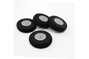 FIYA New Lon0167 modèle RC En vedette Avion Aéronef efficacité fiable 75mm Diamètre Mousse Roue Pièce de rechange Noir Gris 4 Pièces(id:dc2 8f 6b 5a9)
