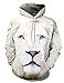 Produktbild Ninimour Unisex Slim Fit 3D Digital Bedruckte Dünnen Sweatshirt Kapuzenpullover Hoodies (XL, QYDM035mu)