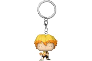 Funko Pop! Keychain: Demon Slayer - Zenitsu- Mini-Figurine en Vinyle à Collectionner Porte-clés Fantaisie - Cadeau de Noël - Idée de Cadeau - Produits Officiels - Anime Fans - Mini-Figurine