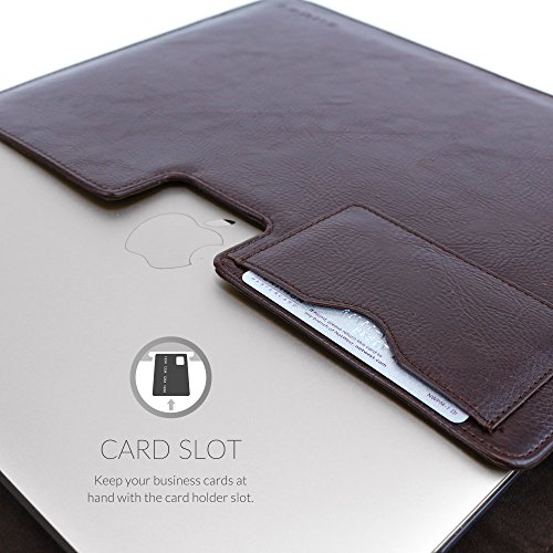 Macbook Pro Touch 13   2016  2017  Sleeve  Kastanienbraun    Snugg - H  lle mit lebenslanger Garantie f  r Macbook Pro Touch 13   2016  2017  13  Touc
