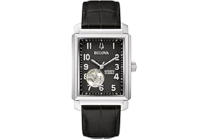 Bulova Sutton Automatic Zegarek, Czarny, 49x33mm