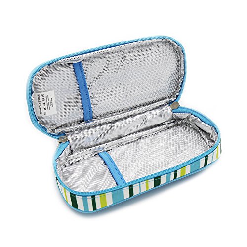 Diabetikertasche ONEGenug Kühltasche Insulin Tasche für Diabetes Spritzen,Insulininjektion und Medikamente 20x4x9cm - 4