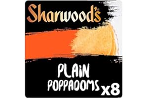 Sharwood's 8 Plain Poppadoms