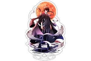 NOAFUNZO Anime Bungo Stray Dogs Acrylic Stand Statue Model Dazai Osamu/Nakajima Atushi/Nakahara Chuuya Stand Figure Anime Cosplay Accessory Decoration (15cm, Type7)