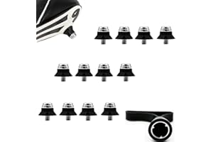 Tacos de fútbol CuiCanfla Tapas de tornillo para botas de fútbol con tapa de aluminio 12 especias con llave de tornillo