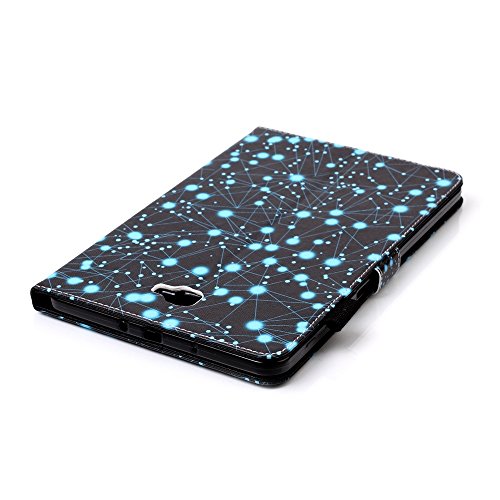 Sunroyal Series mit Karte Halterung Leder Wallet KlapphÃ¼lle Flip Book Case Wickelfalz PU Ledertasche mit TPU Silikon RÃ¼ckseite SchutzhÃ¼lle + HD Displayschutzfolie fÃ¼r Samsung Galaxy Tab A 10.1 T580N/ T585N